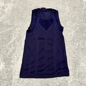 Athleta Tank Top Shirt Womens Small Oxygen Poseidon Blue 556414